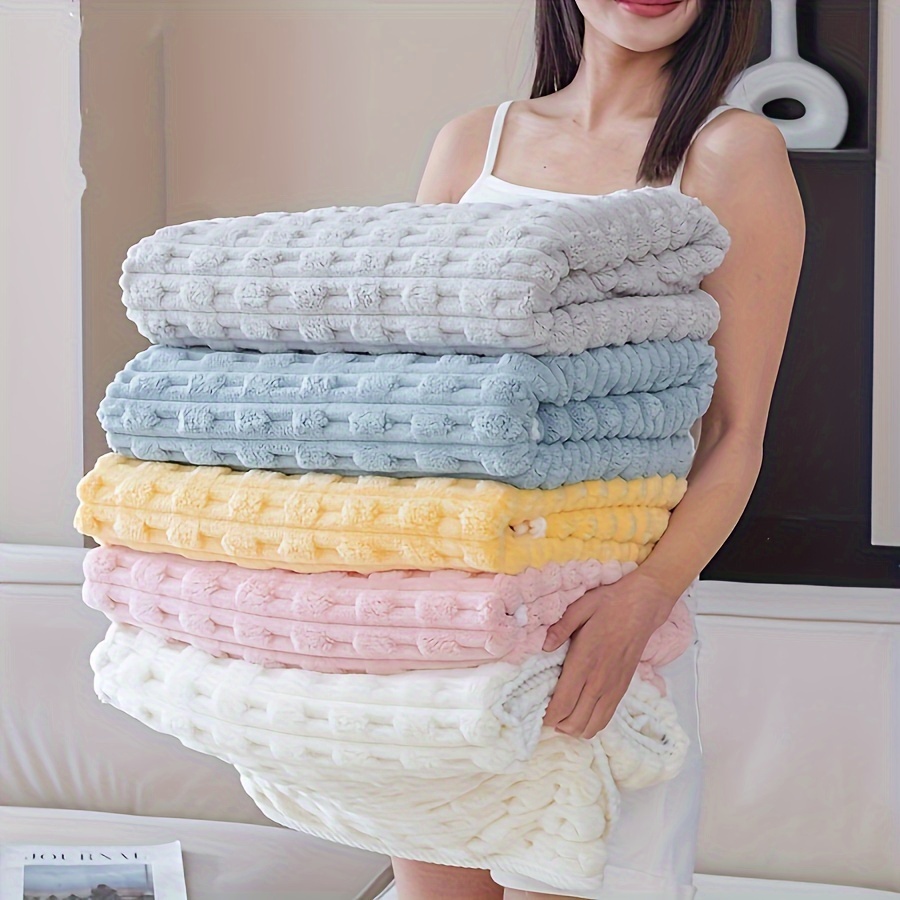 

- - Fleece Bath Towel - Luxurious, -drying, Absorbent, , And For Adults - For Spa, Gym, Or Use