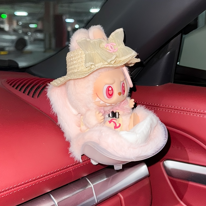 Car Dashboard Ornamen labubu plush seat