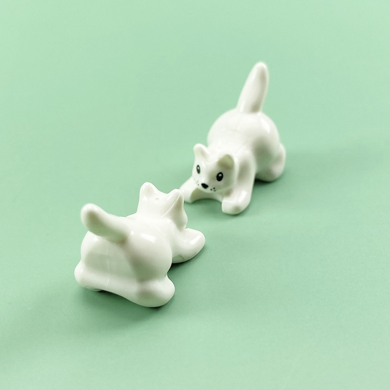Cat Coffee Colored Bed Scene Set