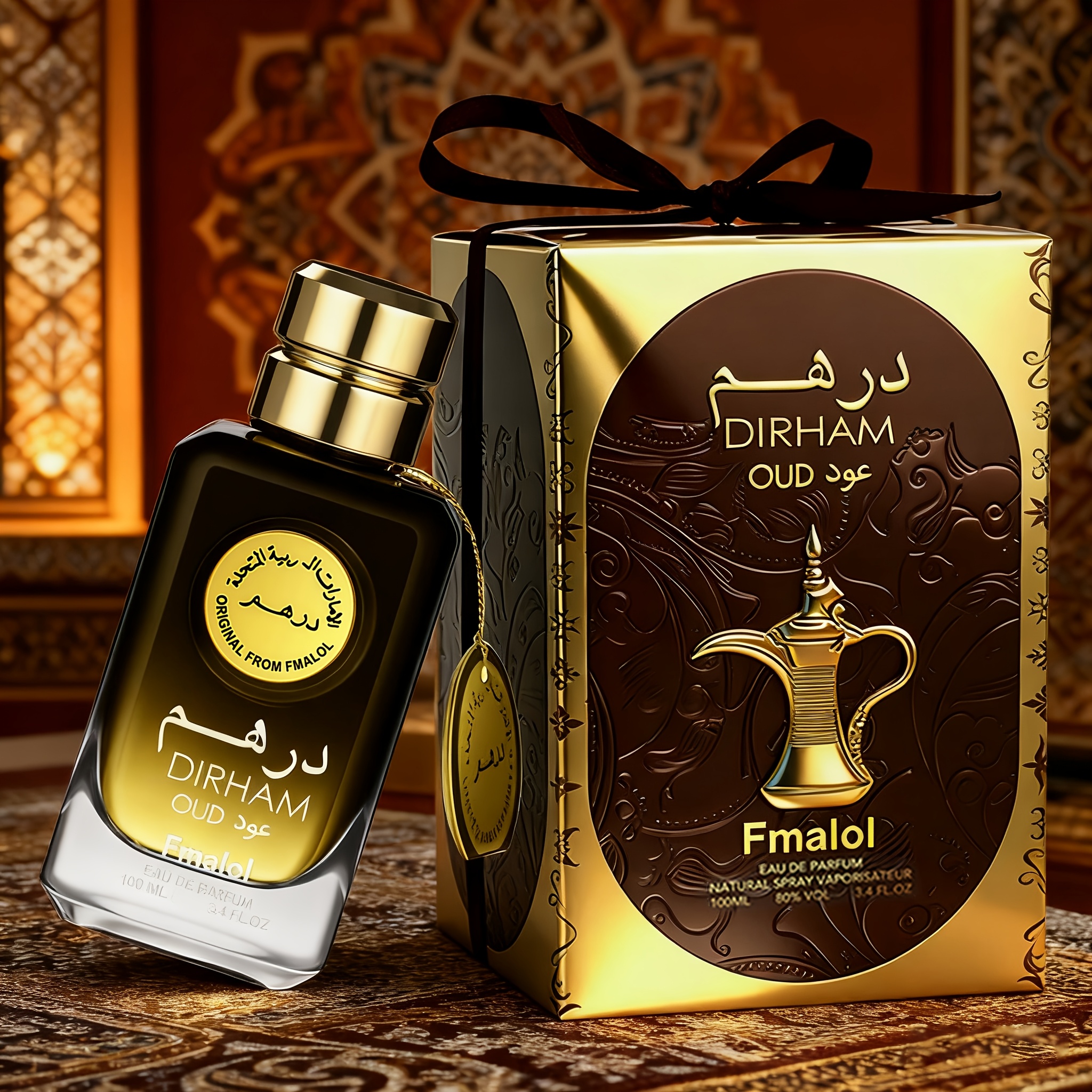 oud eau de parfum for men 100ml     arabian   box with luxurious texture it features citrus and agarwood oud notes has all day long lasting fragrance and is     for gifting to male friends Product details 1