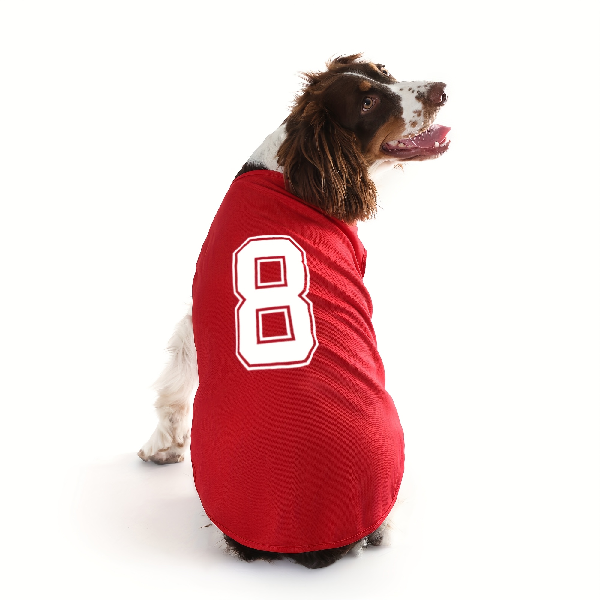 6-teiliges Gestreiftes Hunde-Shirt Set – Atmungsaktiv, Bunt, Für Kleine Bis Mittelgroße Hunde