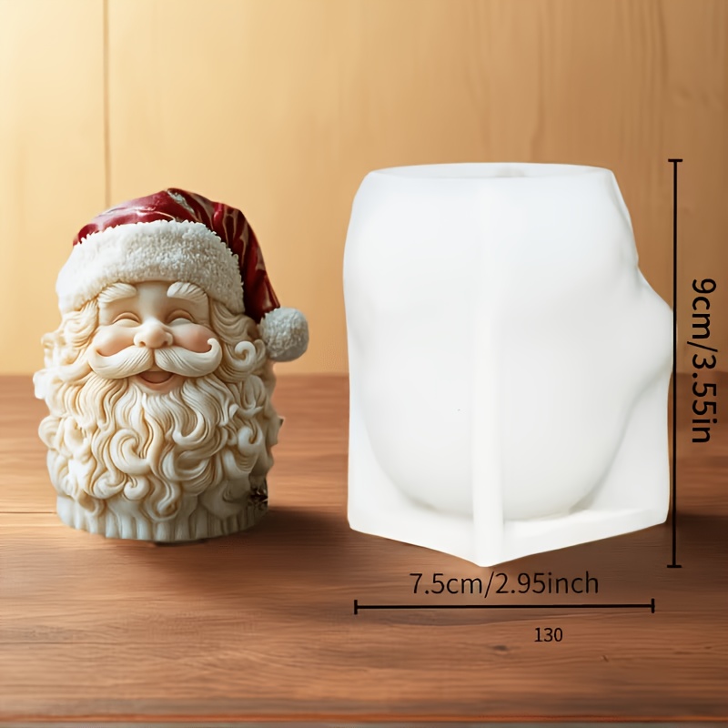 TEMU 1 stampo in silicone 3D di , decorazione natalizia, diffusore per feste, stampo per in resina