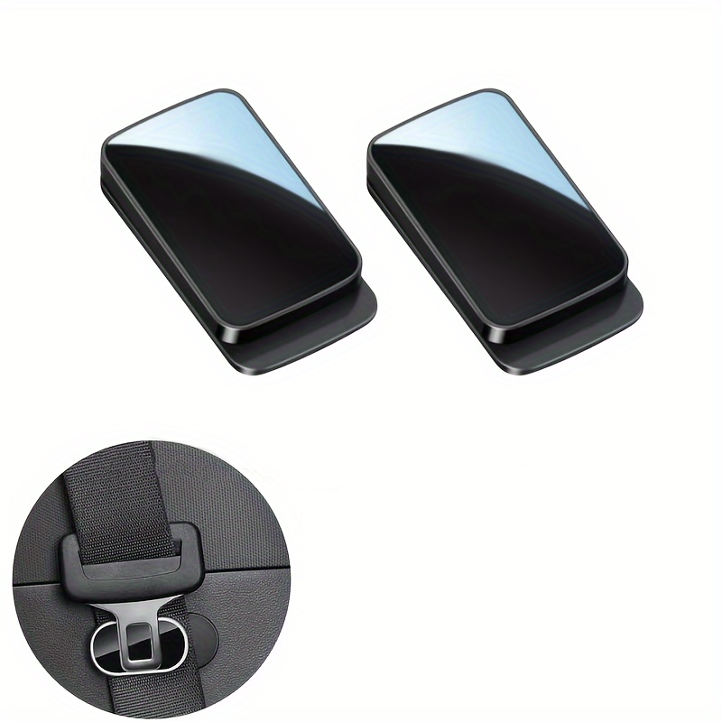 

2 Pcs Car Seat Belt Latch Secure Magnetic Clips - Abs Material, Say Goodbye To Impact Noise