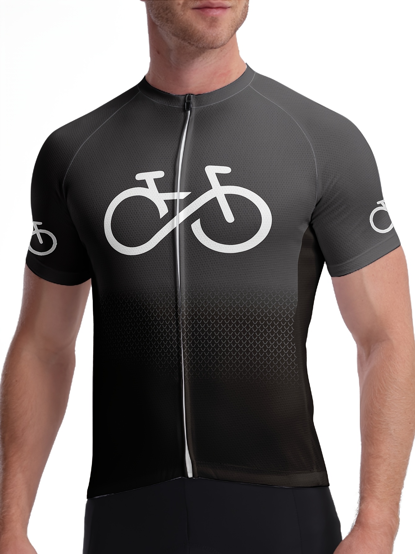 Mtb Bike Jersey Black *'s Cycling Jersey Breathable, Moisture