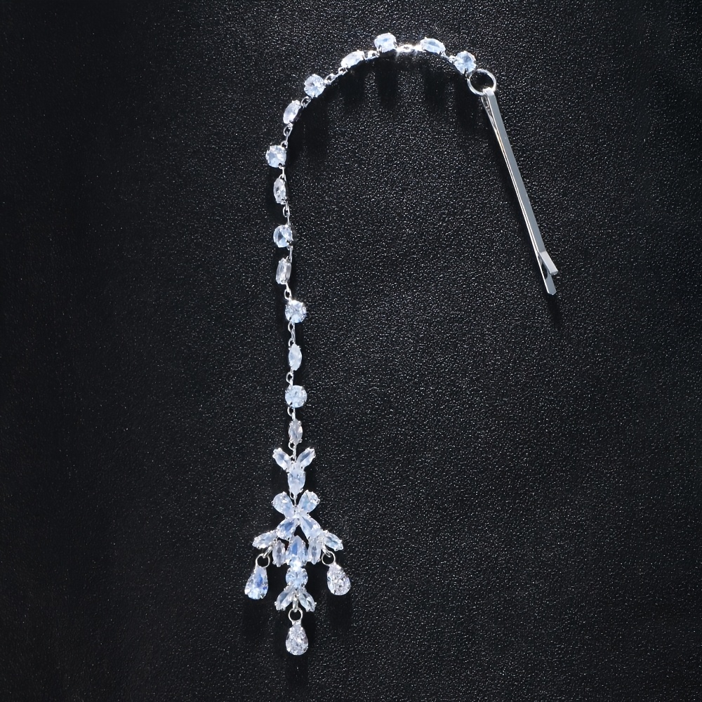 Bohemian Zirconia Water Drop Pendant Bridal Headdress