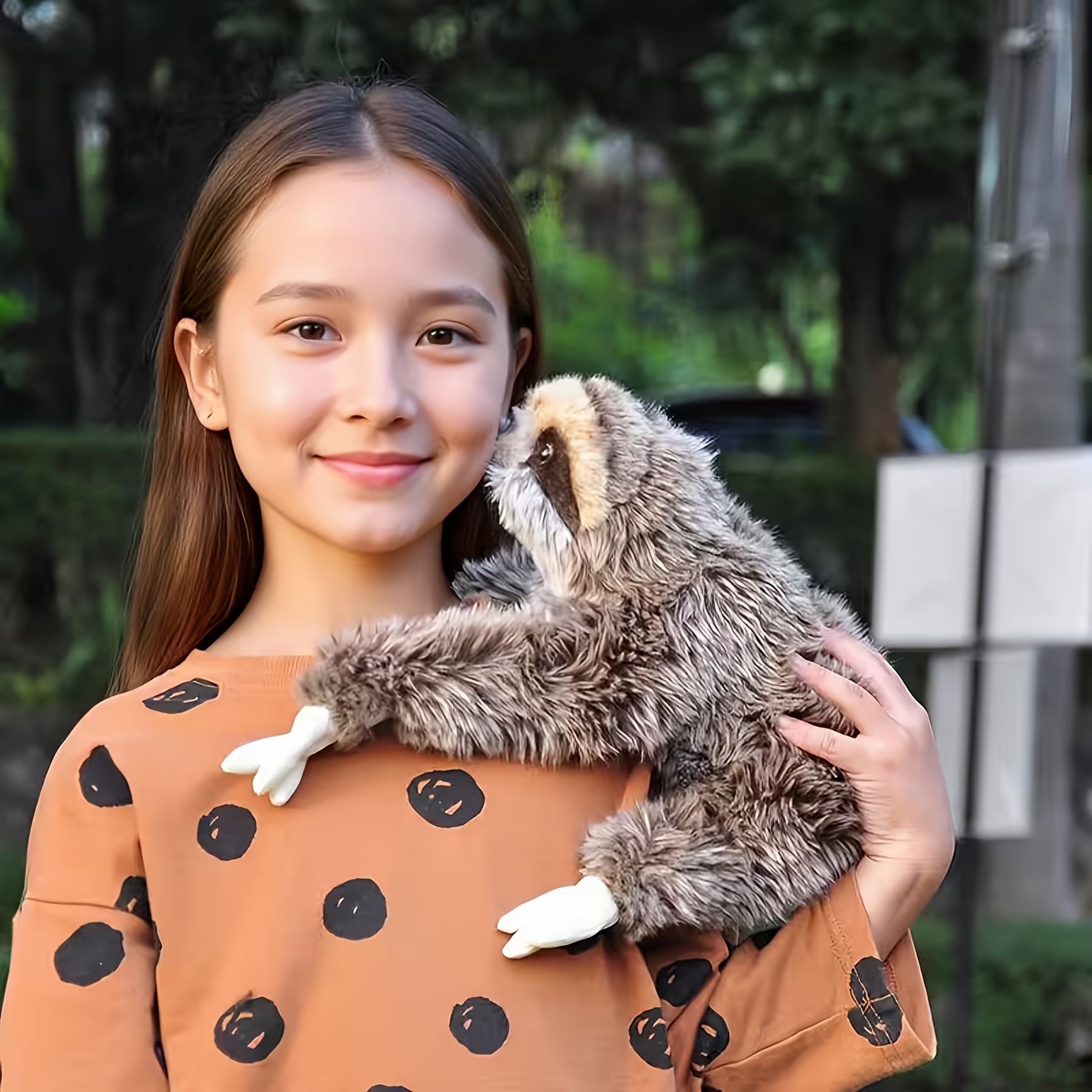 Extra Soft Sloth Plush Toy with Movable Arms