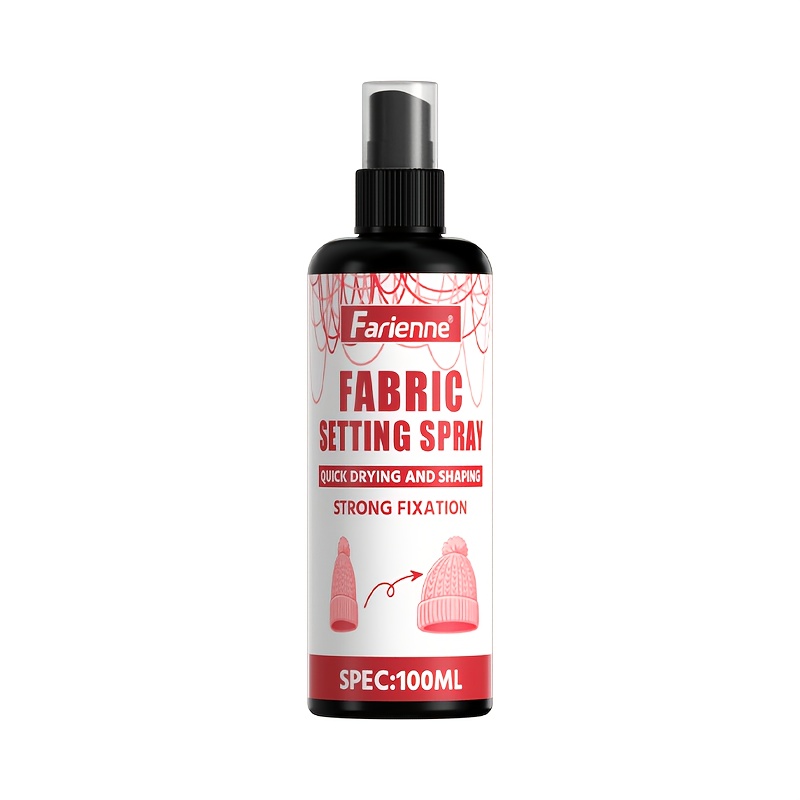 TEMU Spray de fixation instantané pour crochet , fixateur pour le du tissu au crochet, à séchage rapide, créant facilement des de crochet nets et