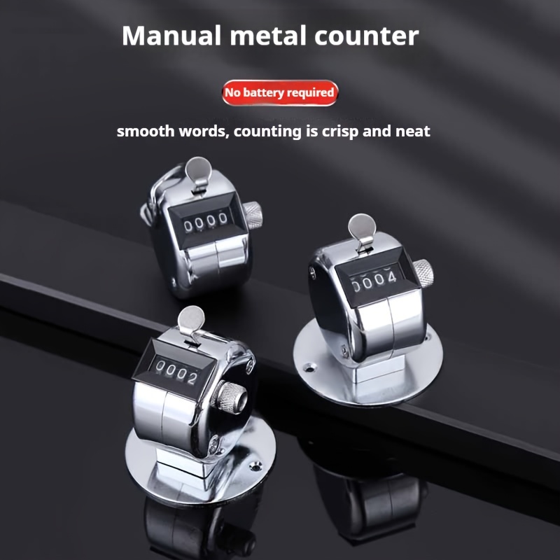 Mechanical Palm Click Counter Count Clicker Portable Hand Tally Counter Hand Held Counter
