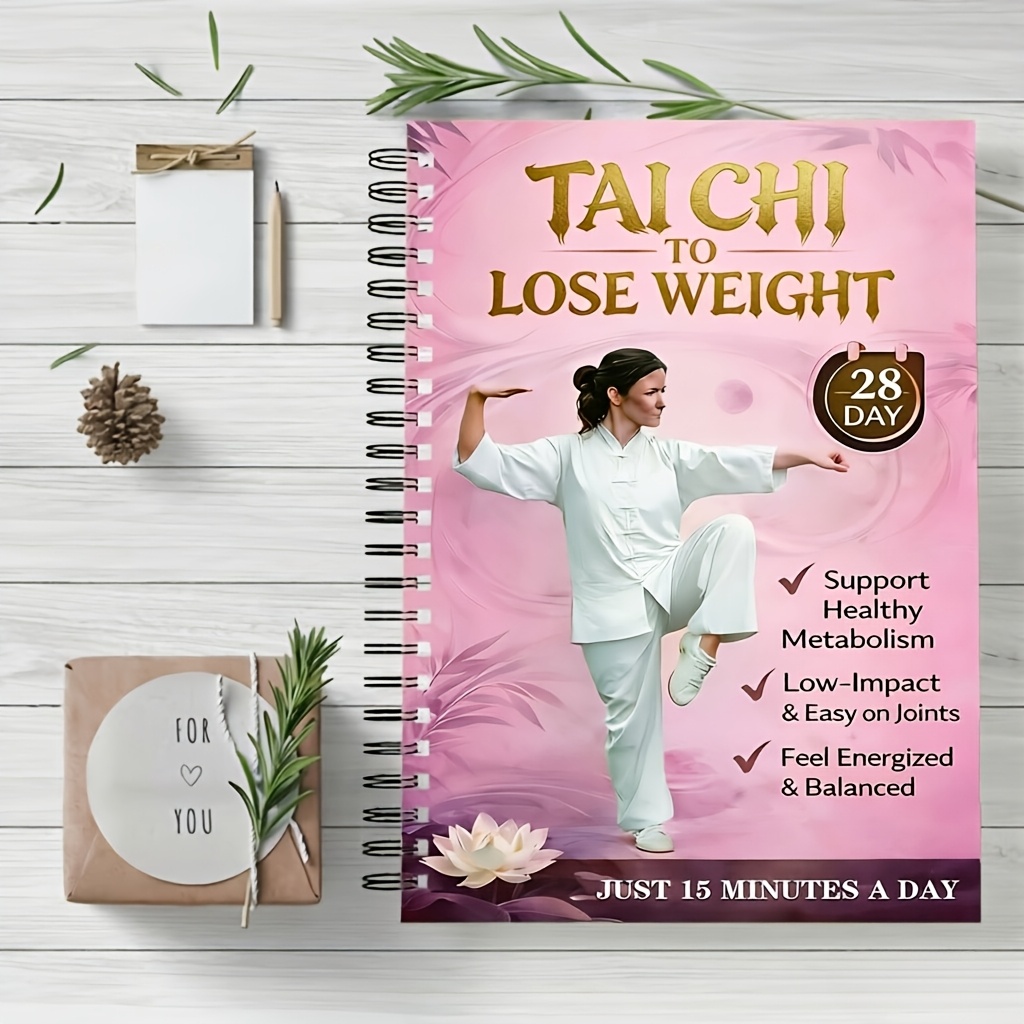 TEMU Tai Chi Walking Fitness Weight Loss Plan: 28-day Walking Program For Seniors (gentle Daily /joint-friendly/low-impact Exercise/suitable For