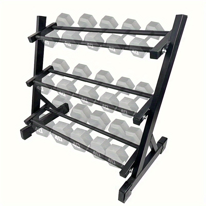 1pc gym dumbbell storage rack multi layers dumbbells display bracket