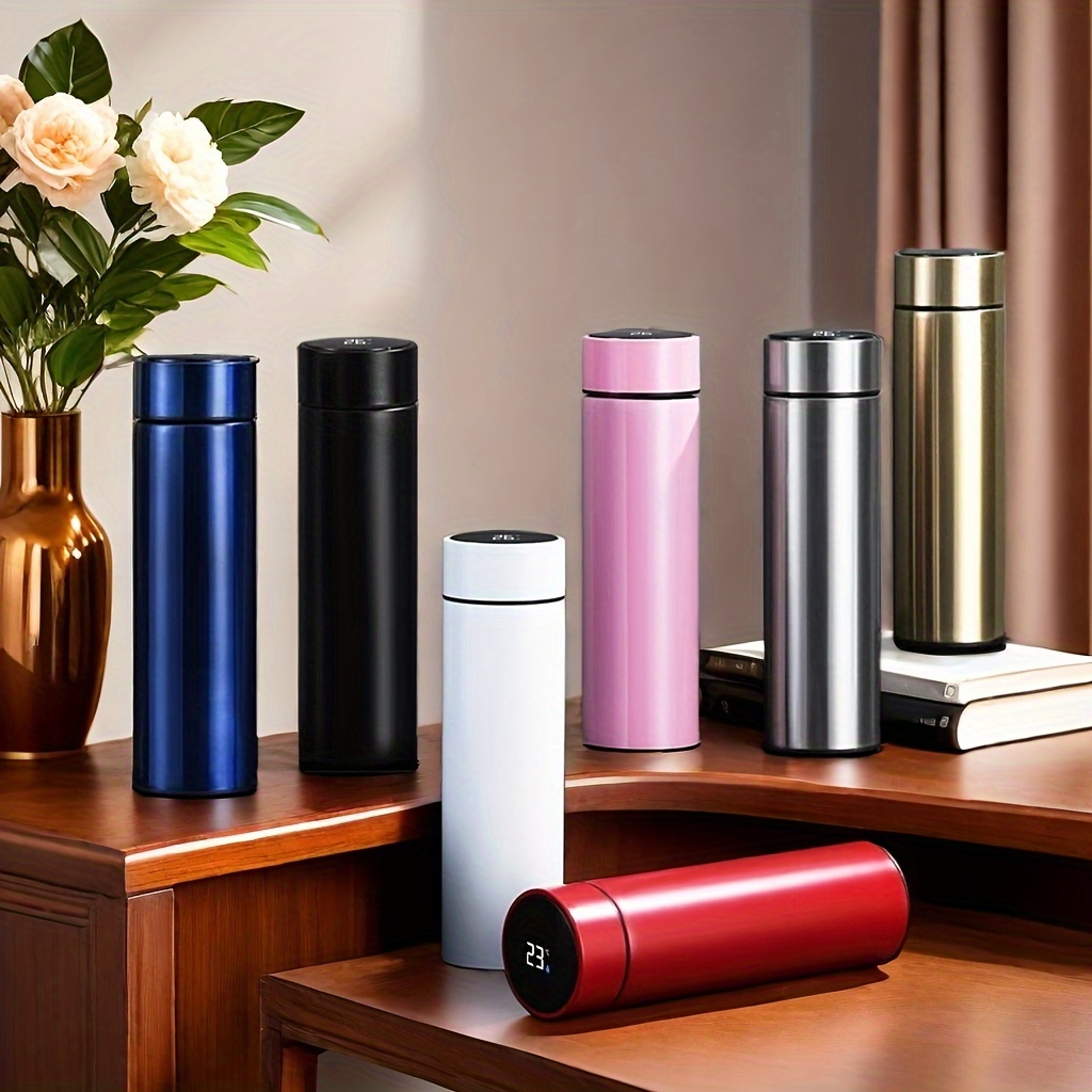 everyday   sleek stainless steel insulated water bottle with temperature display 304 stainless steel   drinks hot or cold   for home office or gift water bottle insulated Product details 2