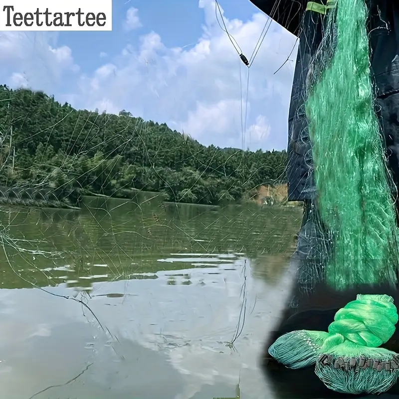 3 layer fish net weighted sinking net reservoir - Temu 3 layer fish net weighted sinking net reservoir - Temu
