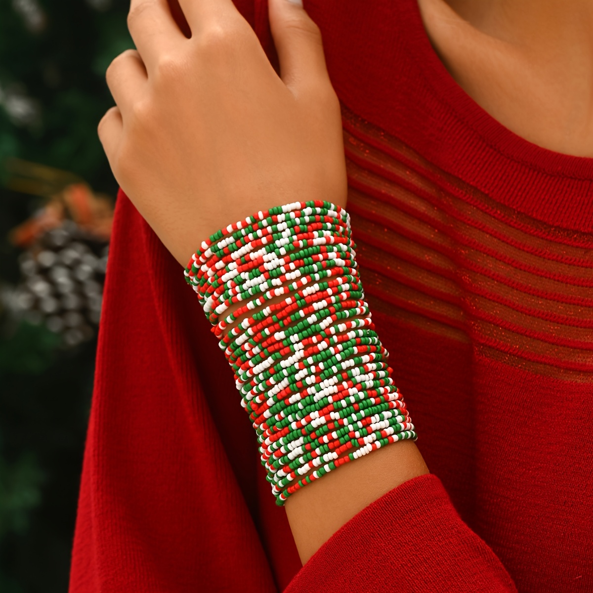 Image of 30pcs Of Christmas Bracelets, Perfect Gifts For Celebrating The Holiday With