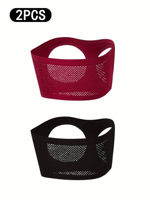 2pcs womens backless hollow out camisole bra seamless comfortable lightweight low support breathable mesh design