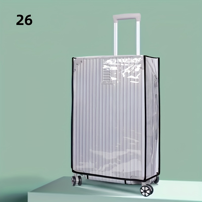 Transparent Pvc Suitcase Cover Waterproof Dustproof Trolley Case Cover Suitable For 18 Inches To 30 Inches