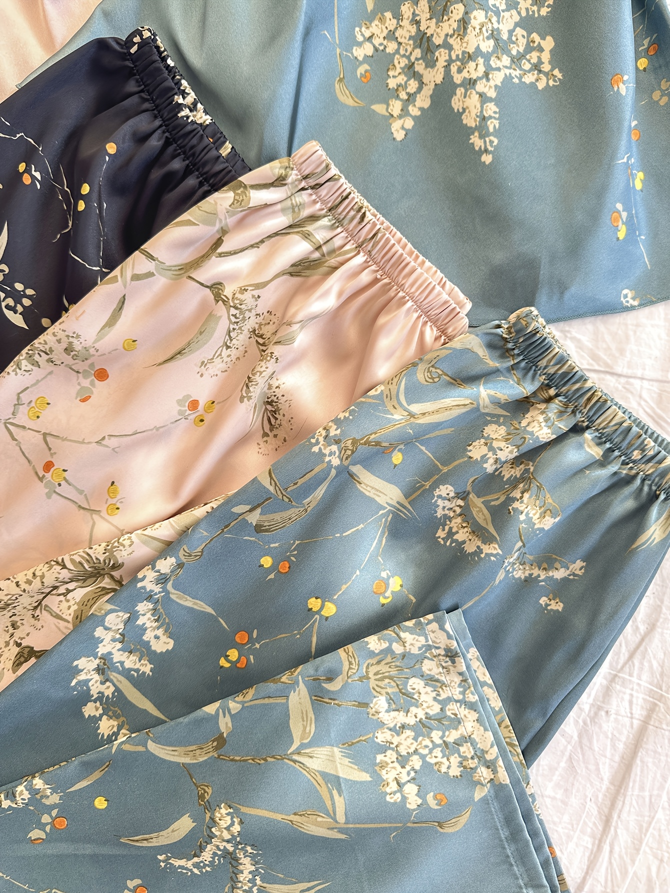 ultimate 6pcs Set of Sleepwear with Cherry Print, Ruffled Neckline, And Long Pants professional-grade 10 ultimate 6pcs Set of Sleepwear with Cherry Print, Ruffled Neckline, And Long Pants professional-grade - Image 10