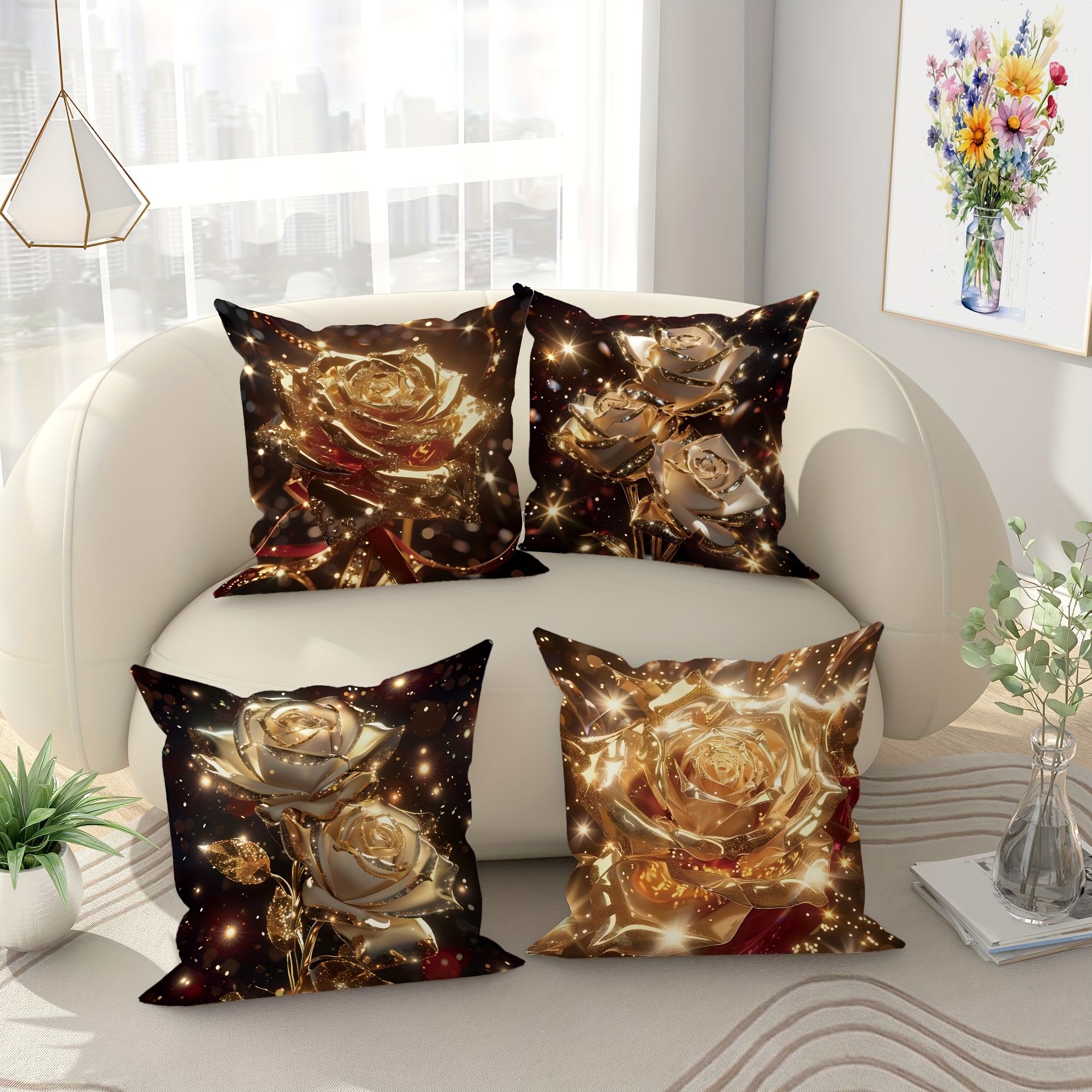 

4pcs Set - 3d & , 18x18 - For & Bedroom Decor,