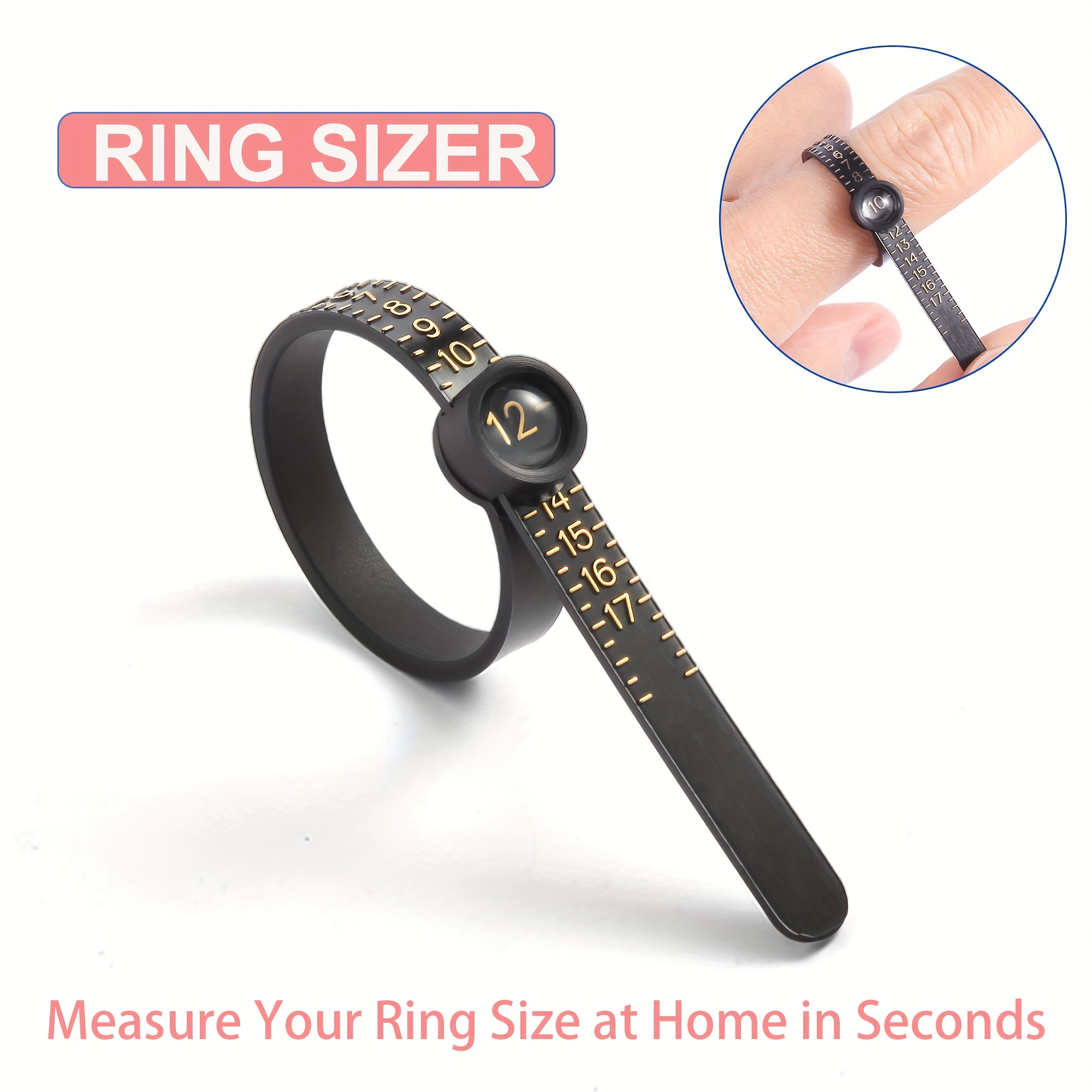 3pcs Professional US Standard Ring Sizer Set