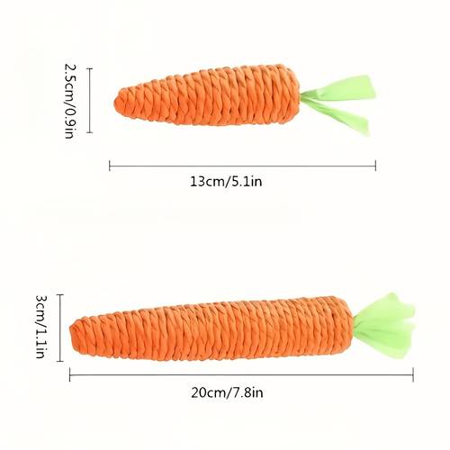 carrot shaped cat biting toy gnawing pet toy sisal fiber paper rope durable and scratch resistant interactive paper kitten teething and claw grinding integrated pet toy universal for indoor use without battery