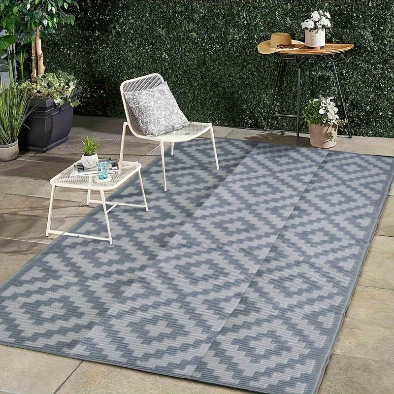 

1pc, Panoramic Mat, Multiple Sizes, Outdoor Mat, Living Room Mat, Essential For Rv, Lightweight And Easy To Carry, Easy To Clean, Uv Resistant, Mildew And Moisture Resistant, Double-sided Use
