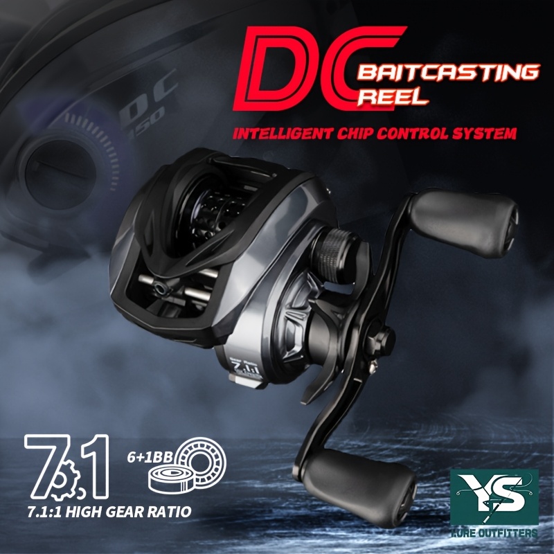 baitcasting reel with digital chip Loongze low-profile Baitcast Brake Control Loongze USA Shimano Curado M 200 Baitcasting