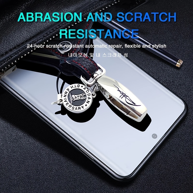 5 buc. folie protectoră HD din hydrogel pentru SamSung Galaxy S23, S24, S25 Ultra Plus, S21, S20 FE, S22+, S10, S10+, S23+, Note 20 Ultra 10 Plus, folie ecran moale, compatibilă cu recunoașterea amprentei, rezistentă la zgârieturi și urme de degete, acoperire completă
