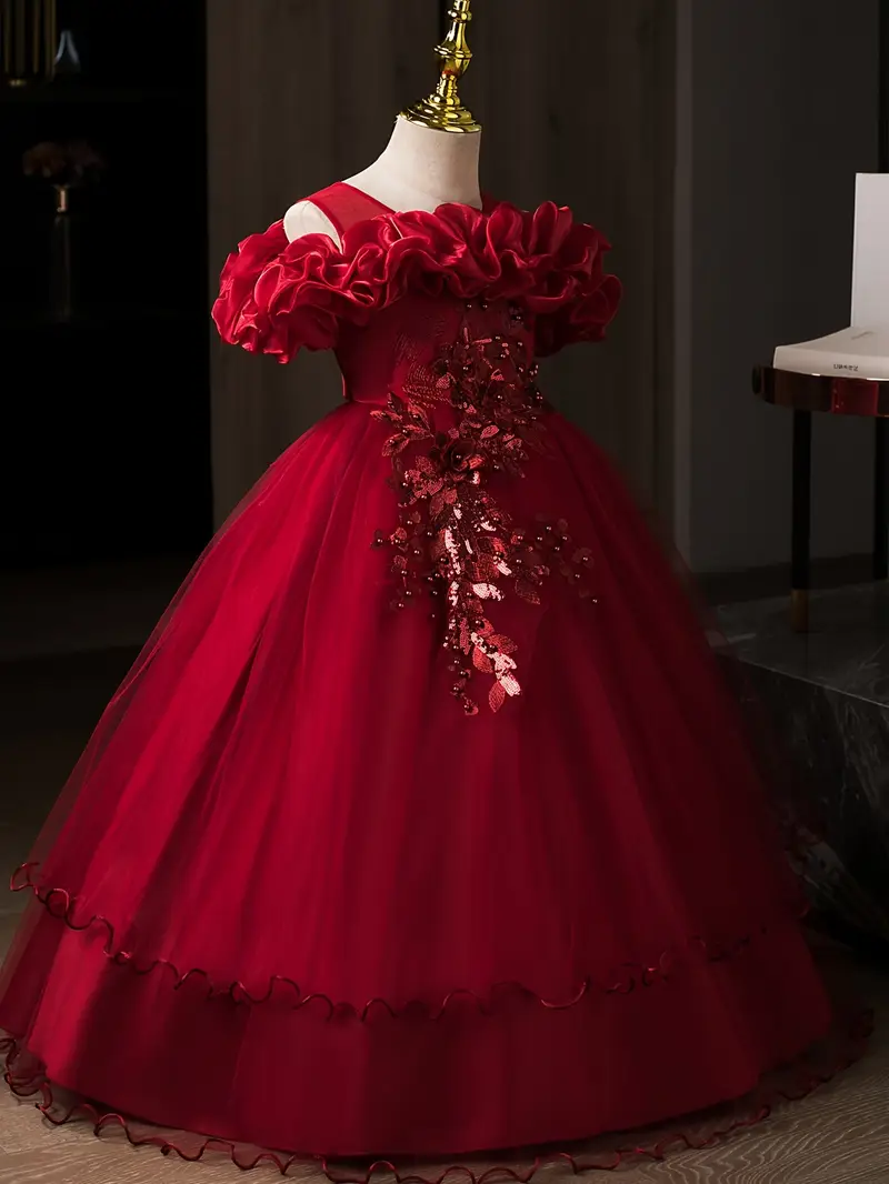 formal dress for 12 year old girl Girls Prom Dresses Spaghetti Straps Wedding Birthday Party Kids Summer Boho A Line Double Flowy (Black, 8 Years): Clothing, Shoes & Jewelry soft and cool Fabric is very suit for Kids Ball Gown Prom Dress Age
