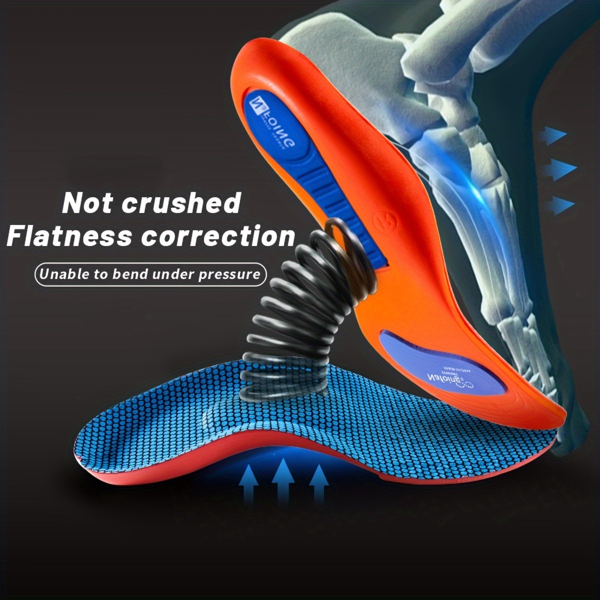 Breathable Sport Insoles For Shoes Sole Shock Absorption