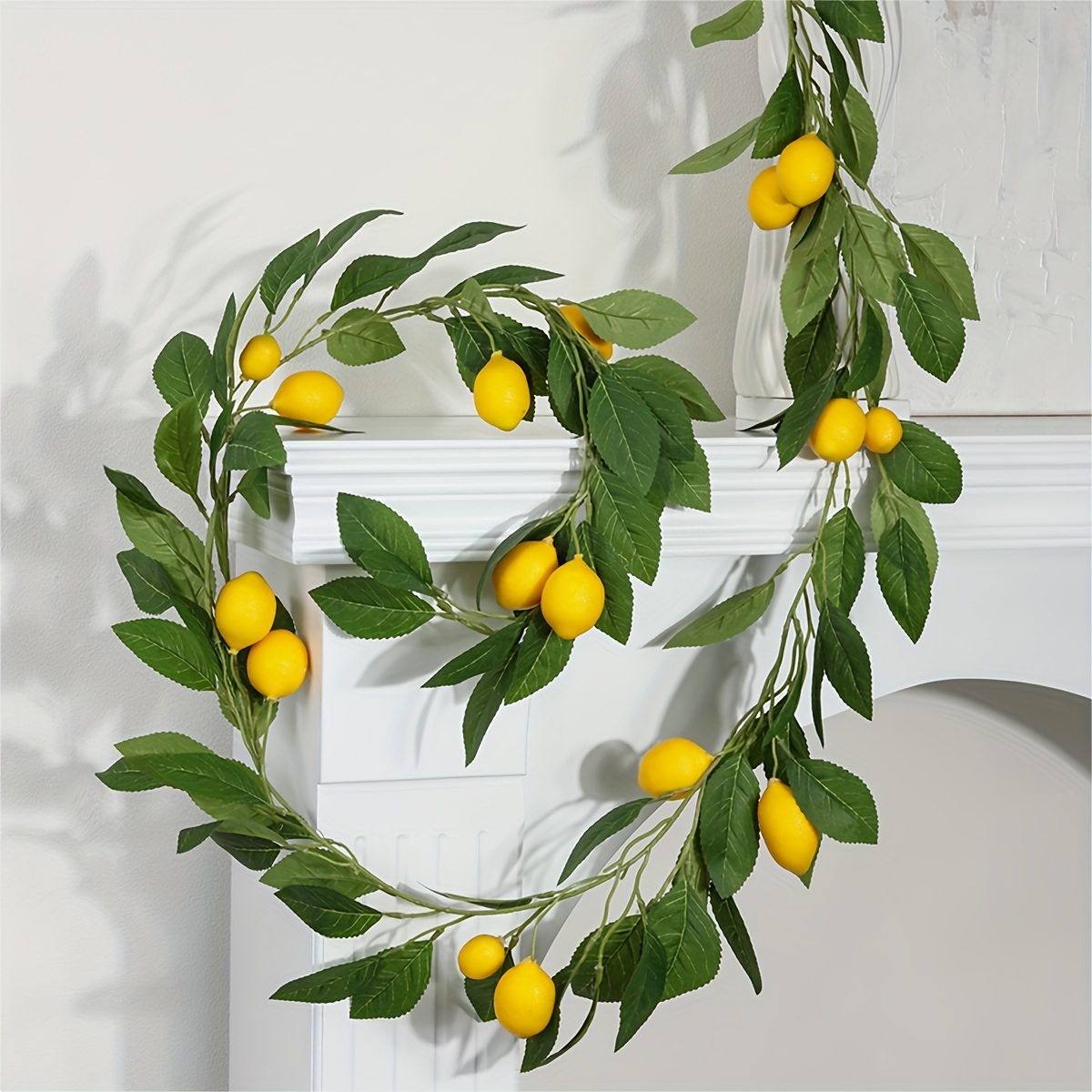 

1pc Lifelike Artificial Lemon Vine - Home, Office & Outdoor Decor | Ideal For Weddings, Parties, Birthdays & Holidays