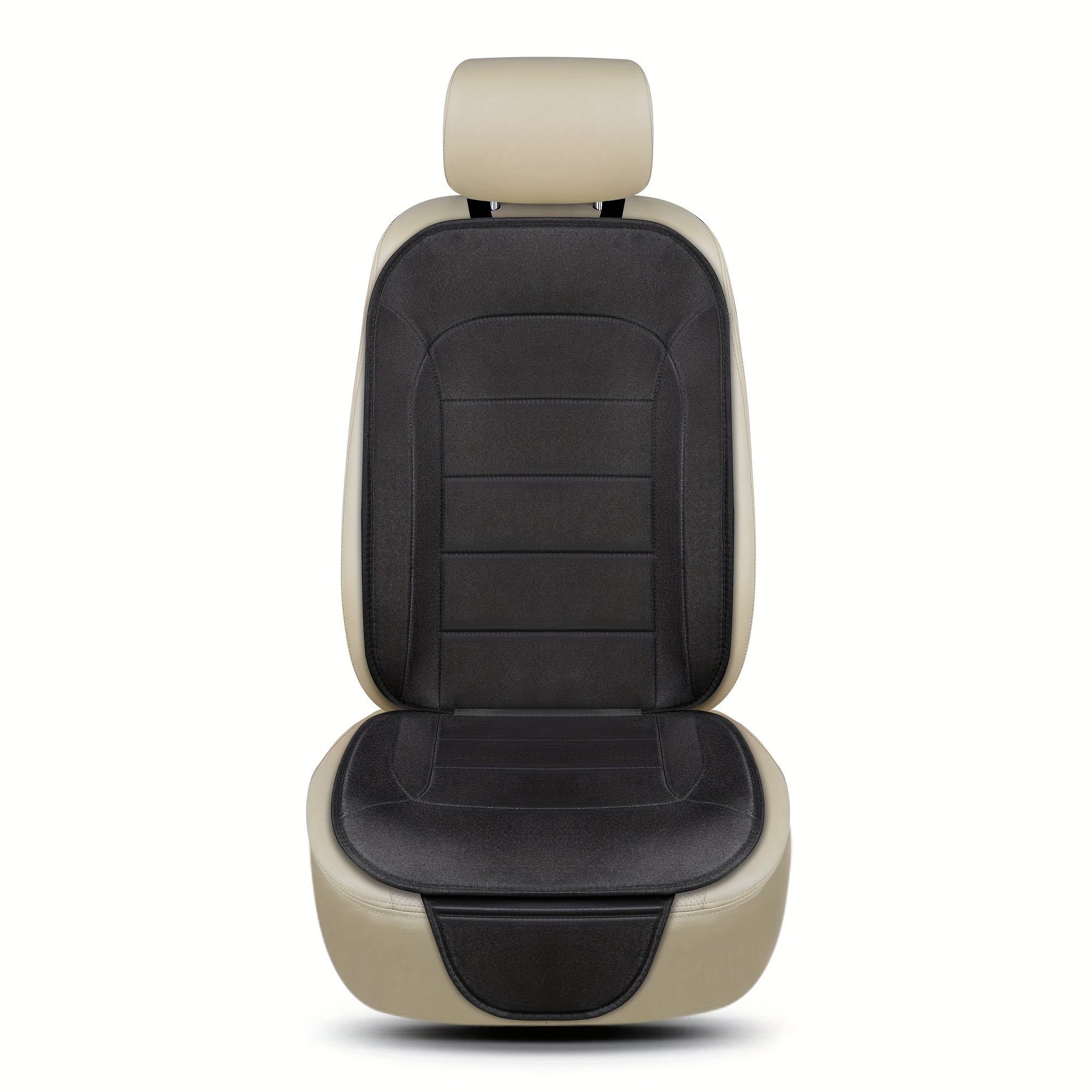 TEMU Easy Fabric Breathable Seat Cushion For Cars, A Single Piece Set With Fabric Breathable Single Seat And Backrest, Made Of Durable, Suitable For