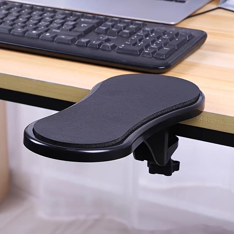 

Ergonomic Desk Armrest Extender - Comfortable Elbow Support For Gaming And Office, Ideal For Keyboard & Mouse Setup Black Version