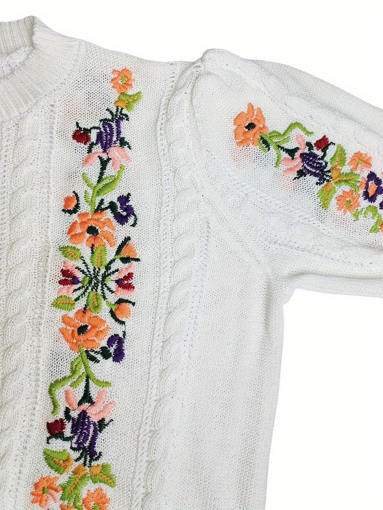 vintage small fragrance flower embroidery threaded hollow - Temu