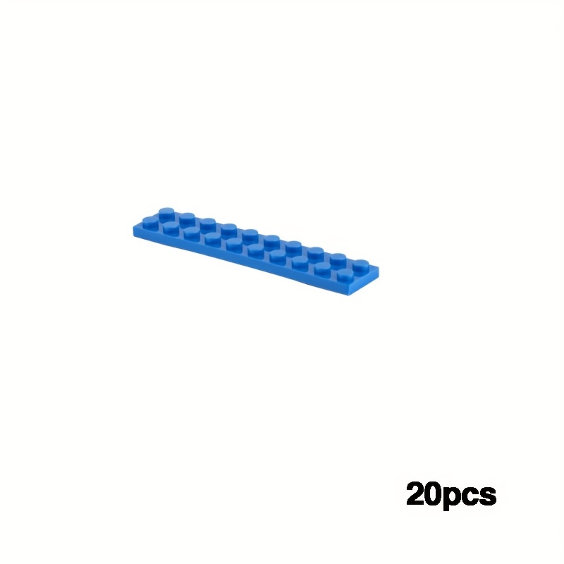 20pcs 3832 Small Building Blocks 2x10 Basic Bricks Short Plank Thin Board