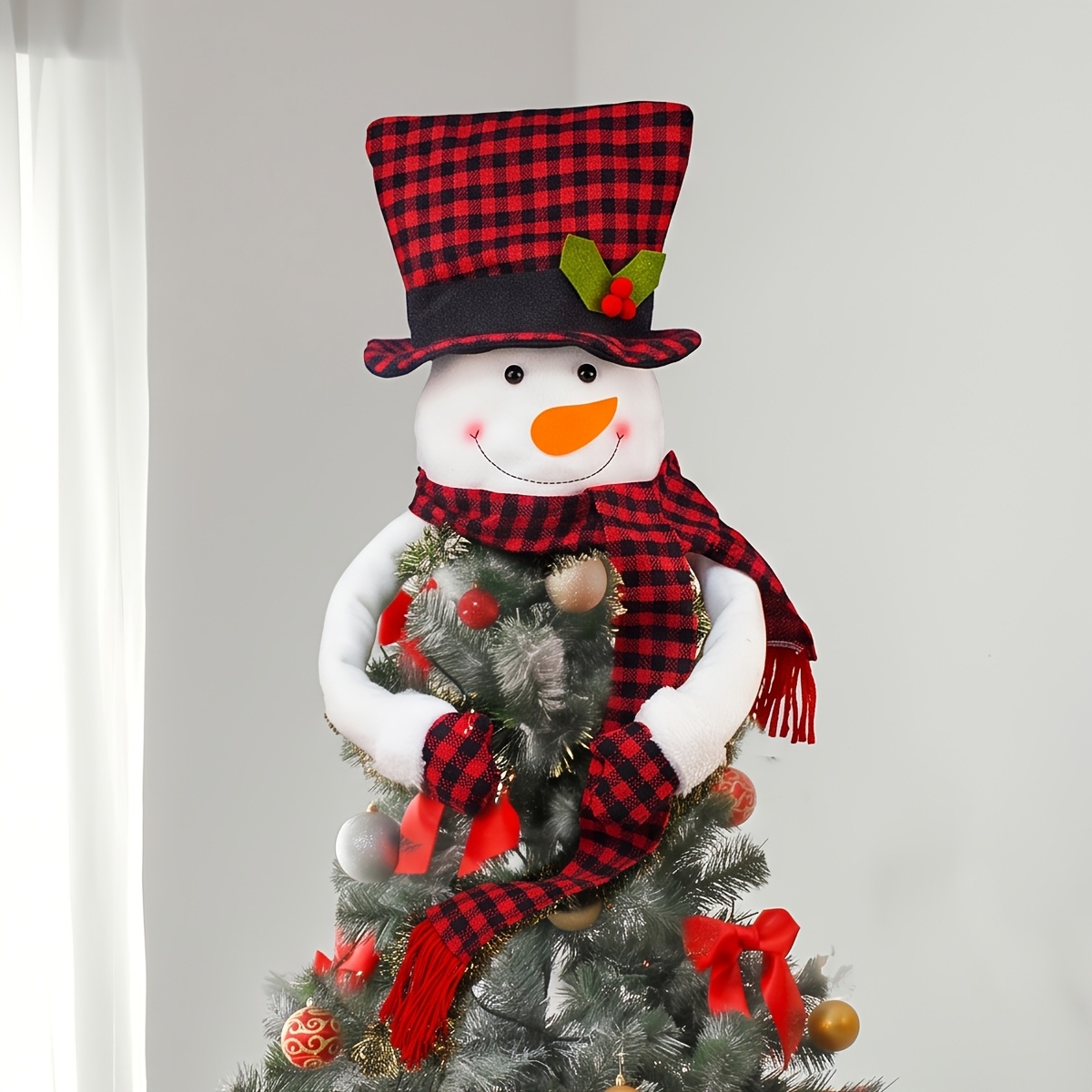 TEMU Collectible Figurines Christmas Decorations, Decorations, Festive Atmosphere Decorations, Christmas , Elderly People, Snowmen, Reindeer