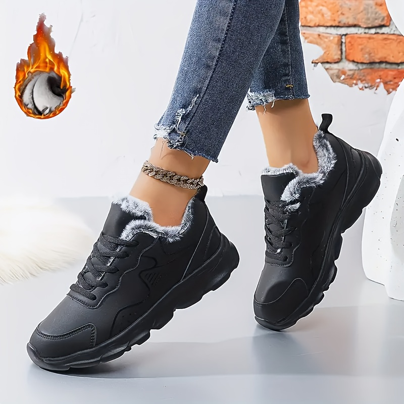 sportsneakers voor dames,     antislip microvezel bovenlaag, casual lage schoenen met vetersluiting, eva-  en stoffen  , eenvoudige neusontwerp 1