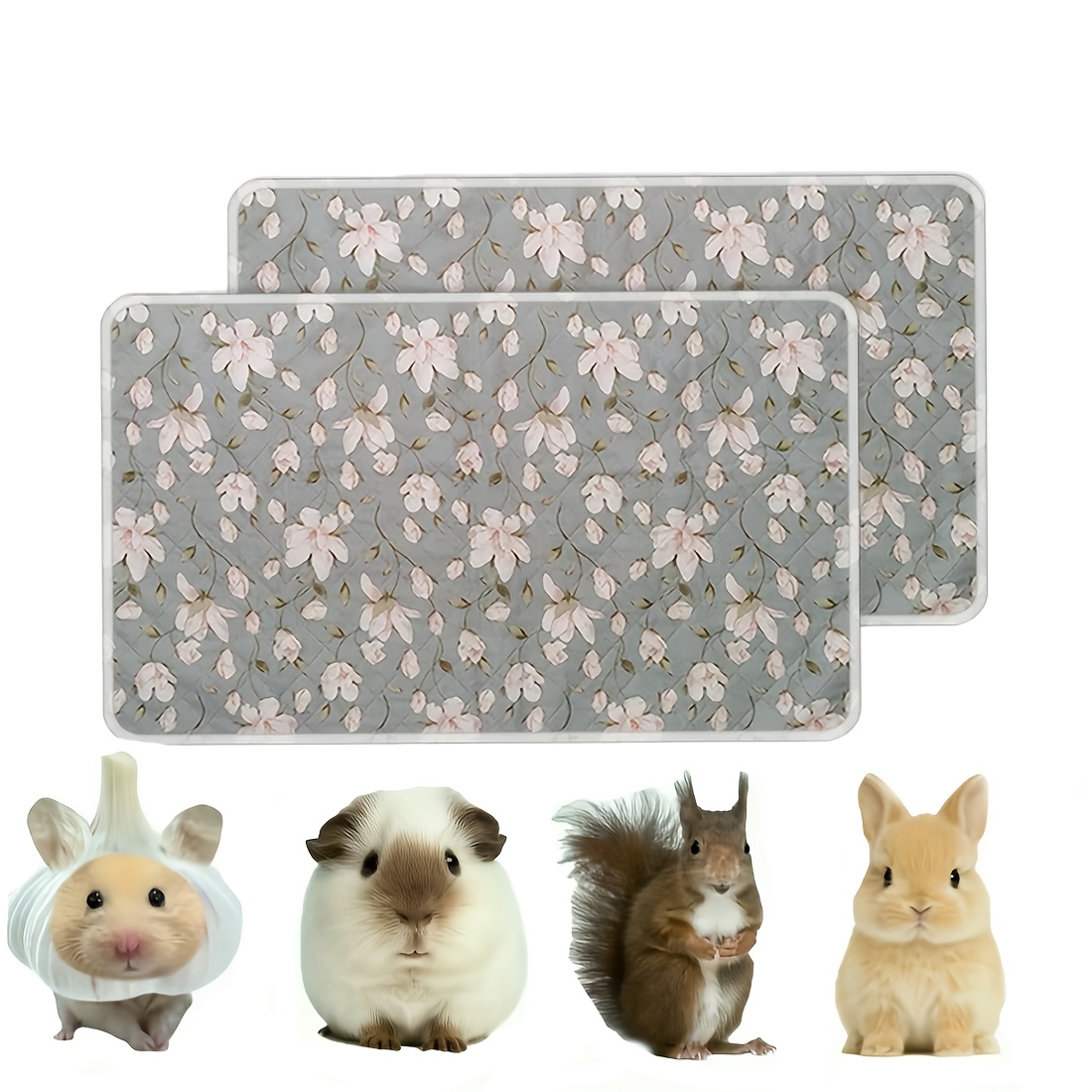 TEMU 2 pz Salviette Extra Large Riutilizzabili per Pip穫 di Porcellini d'India, Super Assorbenti Riutilizzabili per Animali Domestici, Salviette
