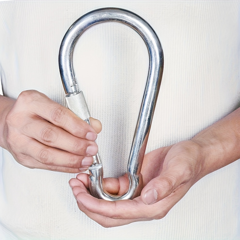 Extra Large Stainless Steel Grommet Hook For Camping, Keychains, Swings And Fishing Cots