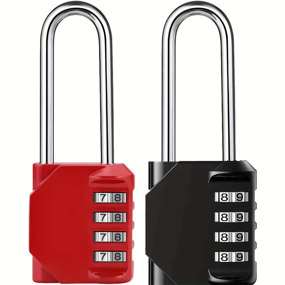 

Combination Padlock For , Heavy Duty Weatherproof Code Padlocks, 4 6.35cm Long Shackle Resettable For Outdoor Gate, Shed, Fence, Hasp Storage, Gym ()