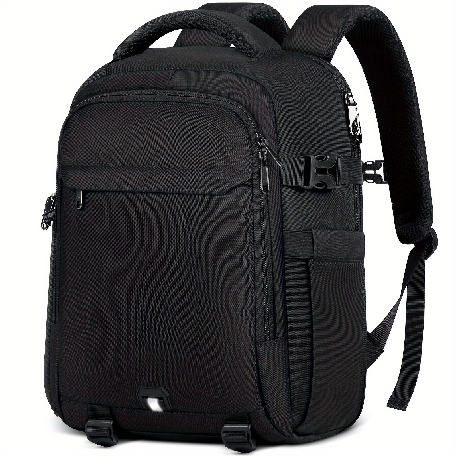 TEMU Nubily Camera Backpack Camera Bag For Photographers Dslr Slr Mirrorless Camera Cases With Laptop Compartment Fits 14 Inch Laptop, Anti Theft Backpack, Black