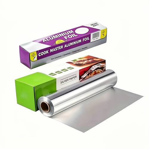 extra long 787 4 inch disposable aluminum foil roll heat resistant tin foil suitable for cooking baking grilling waterproof and oilproof disposable aluminum foil roll applicable in kitchen bbq picnic must have item in kitchen package