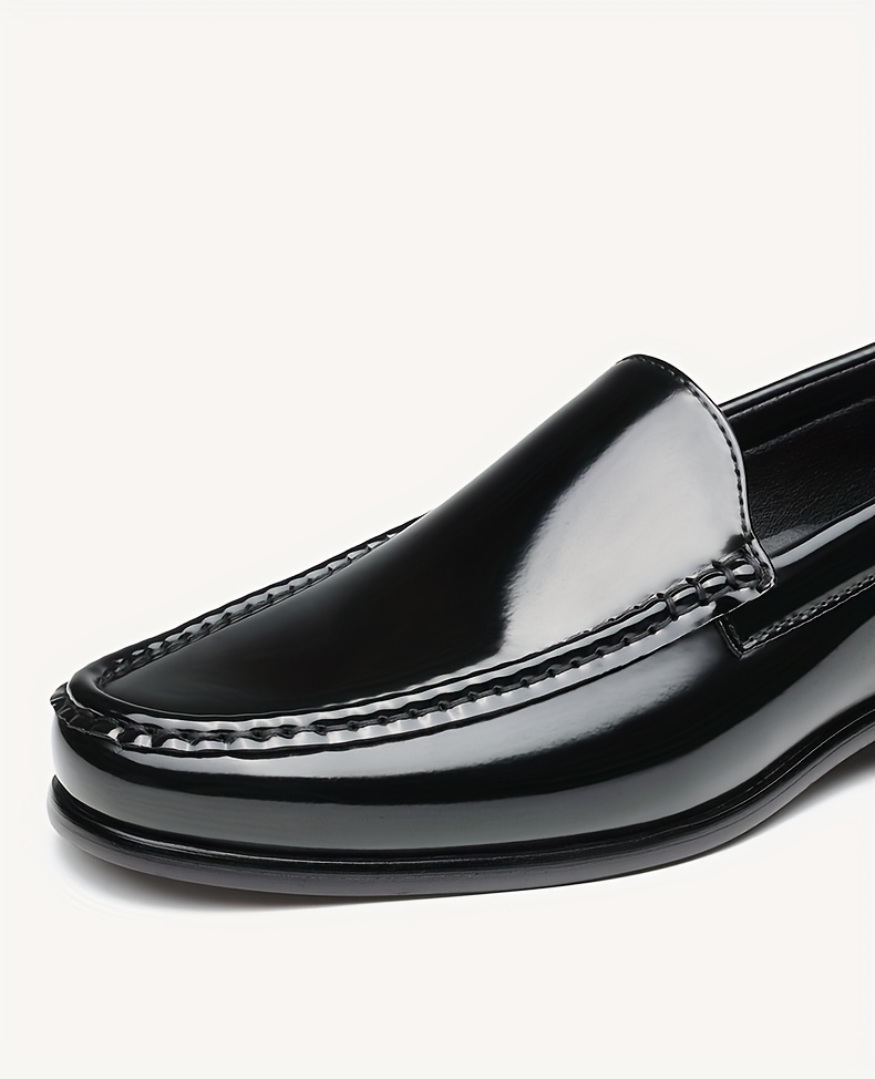 Business Casual Men'S Plus Size Fashion Loafers, Slip-On Lazy Shoes, Comfortable And Wear-Resistant Rubber Sole