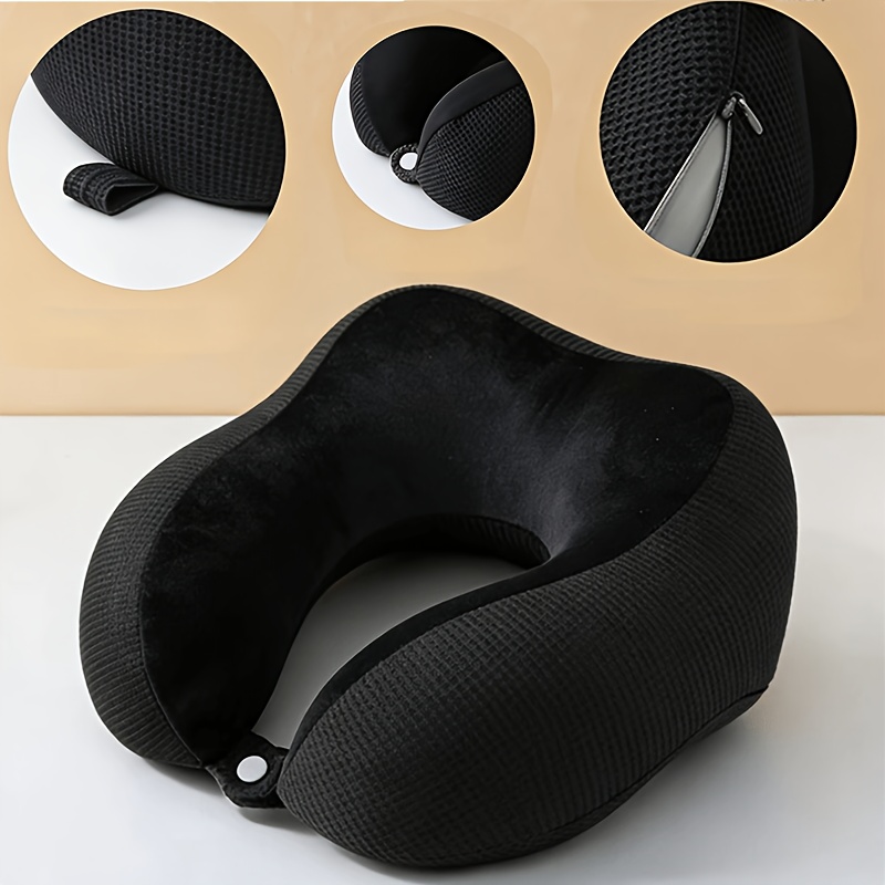 TEMU 1 Travel Pillow, U-shaped Travel Neck Pillow, Travel Neck Pillow, Airplane Neck Pillow, Airplane Headrest. Suitable For Use , On Airplanes, In