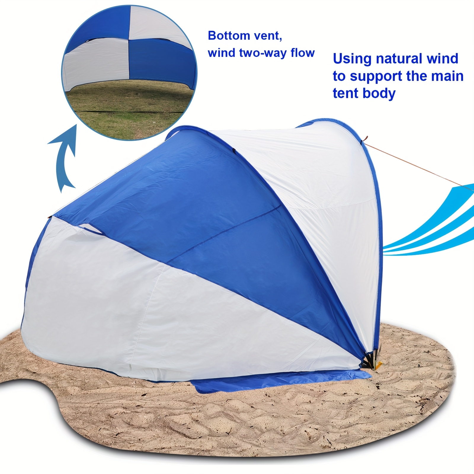 Beach Tent Compatible for 4-5 Adults