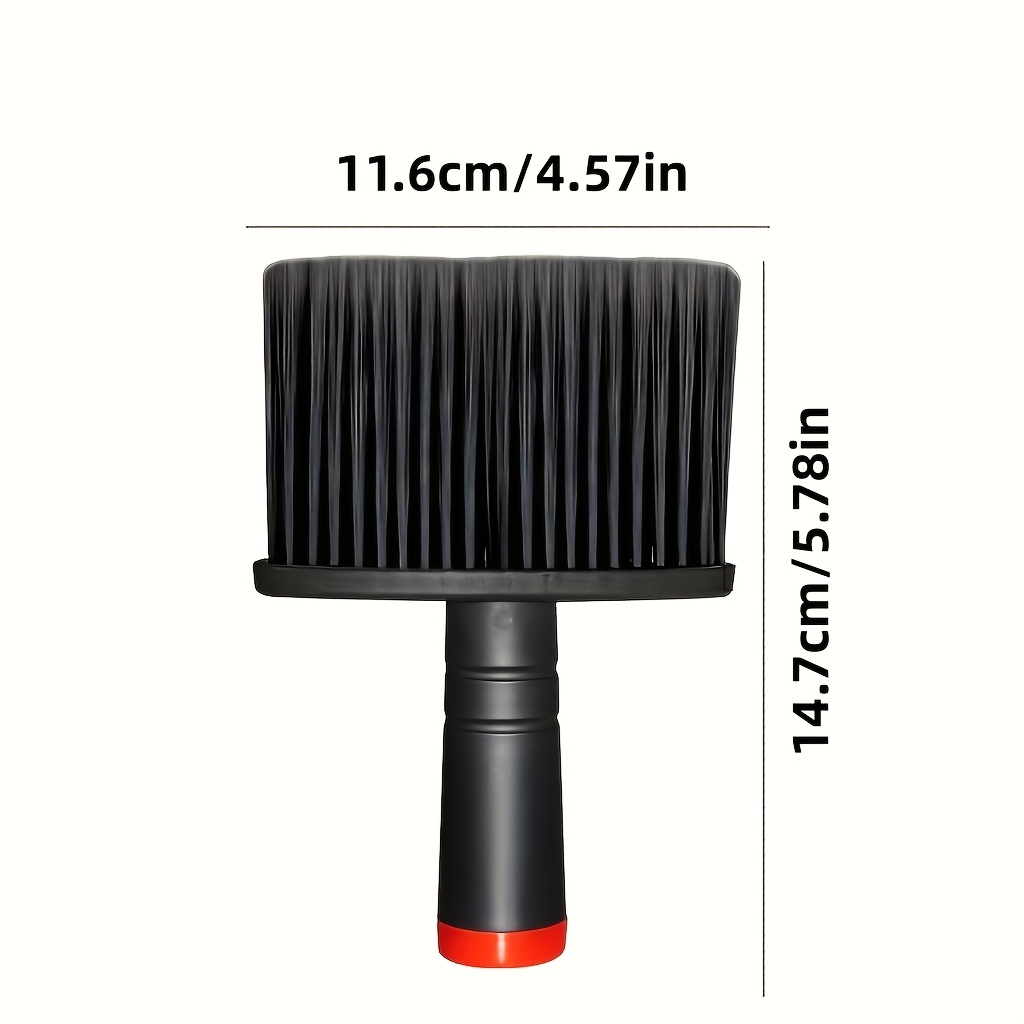 Soft Nylon Bristle Hair Cleaning Brush, Professional Barber's Neck Dust Remover, Multi-functional Cleaning Brush, Suitable For Salon And Home Use. Interior Car Cleaning, Christmas Gift