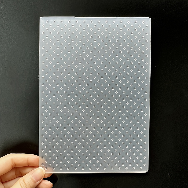 E-shop Polka Dot Muster Prägeform, 3D-Texturform aus Kunststoff, geeignet für handgemachte Kartenherstellung und Basteln mit Stanzpapier