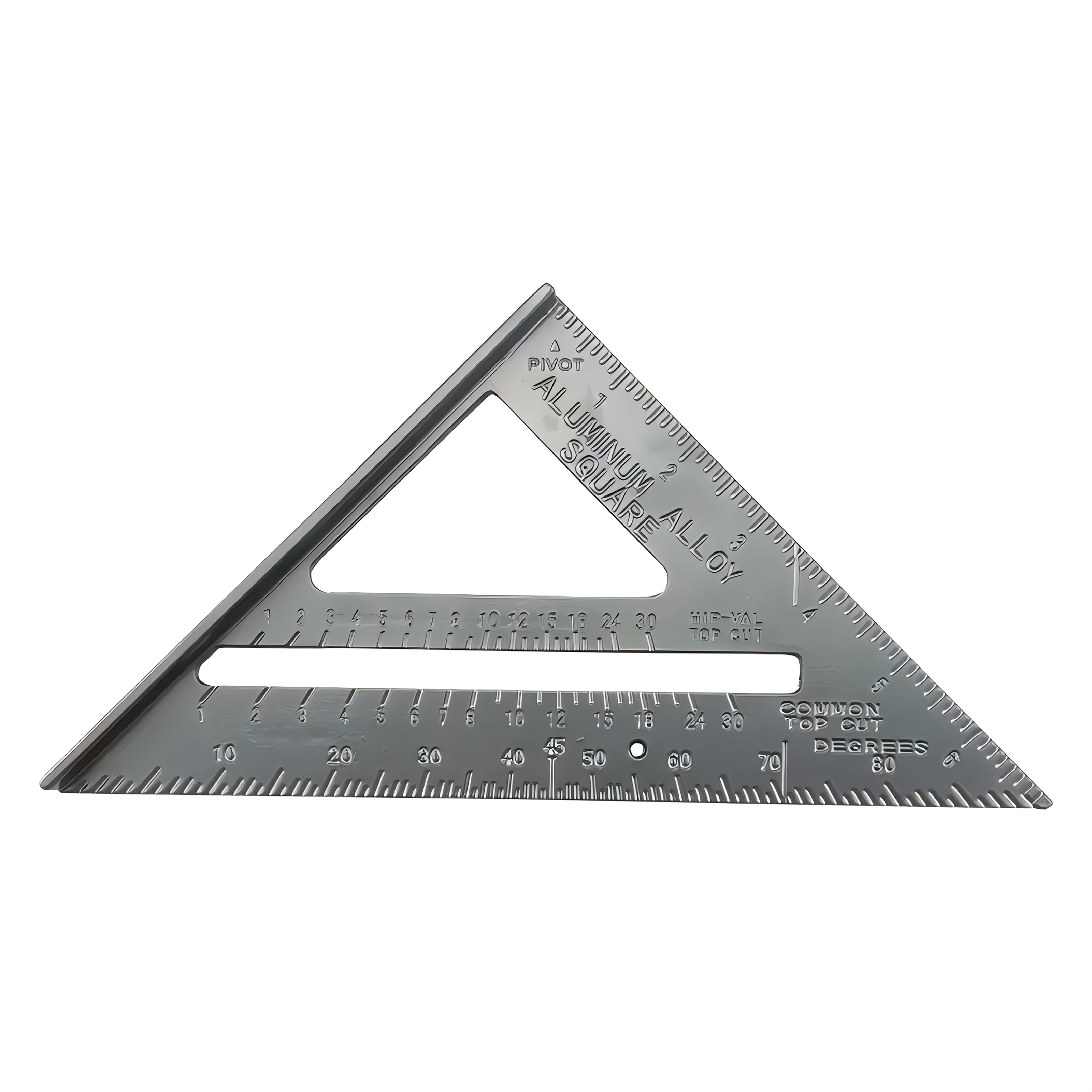 7 inch precision aluminum carpenter square red triangular ruler with serrated edge for accurate measurements ideal for woodworking home renovation and design projects carpentry tools details 7