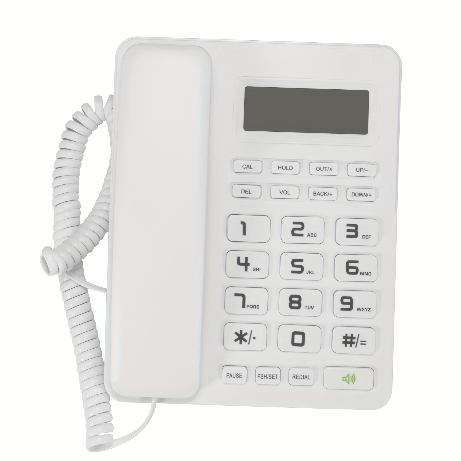 Caller ID, Office Phone, Home Hotel Phone, Hands-free Call, Fixed Landline Phone, Large Keypad, Elderly Phone
