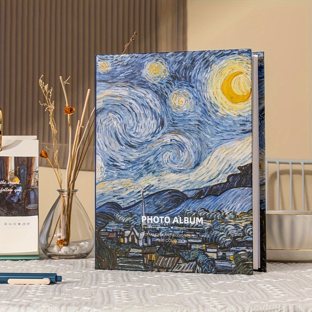 

Starry Night 6-inch Photo Album - Pockets, Family & Couples , Ideal Gift For