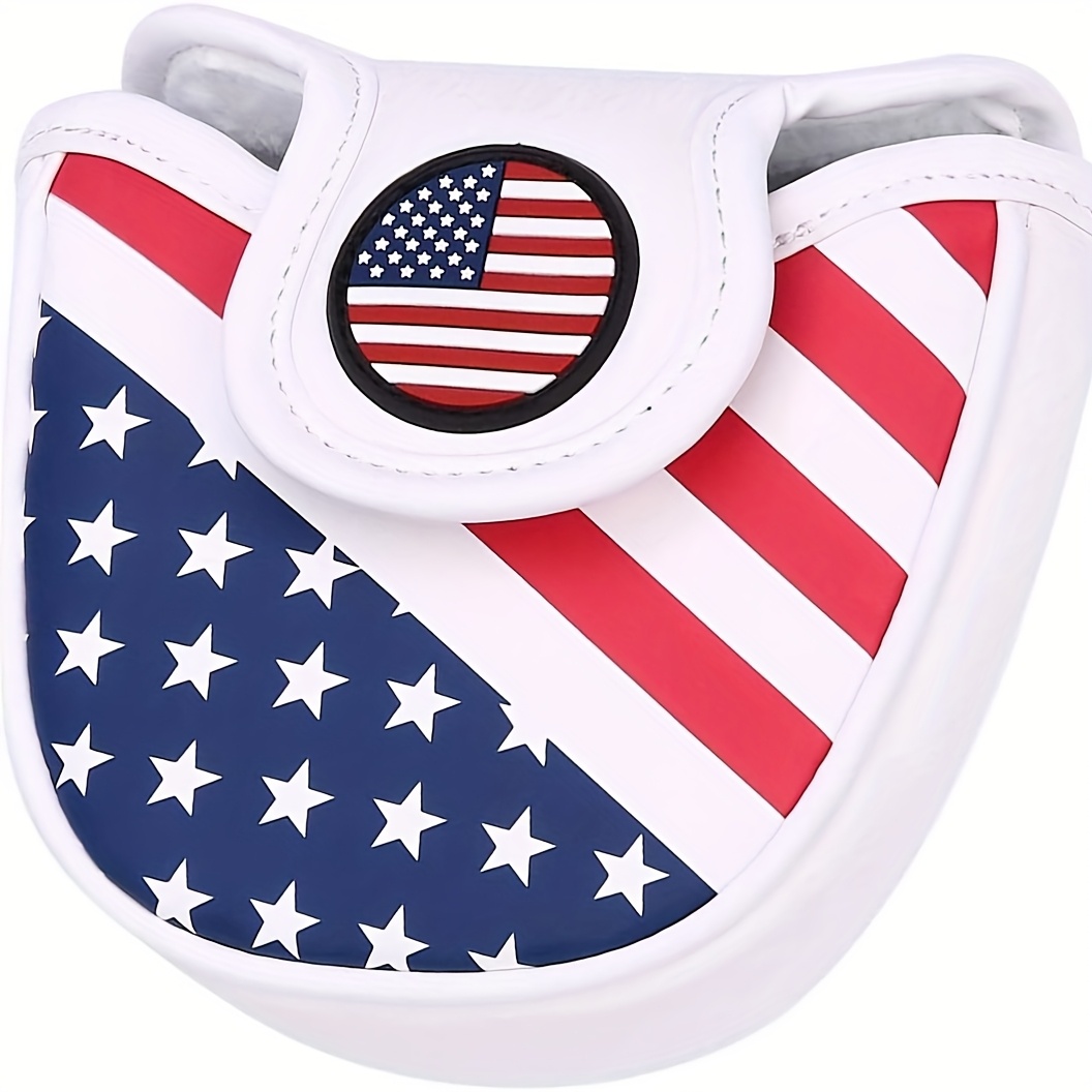 TEMU Golf Club Head Covers Golf Head Covers For Woods And Driver Hybrid - America For Golf Putter Covers For Blade Putter Covers