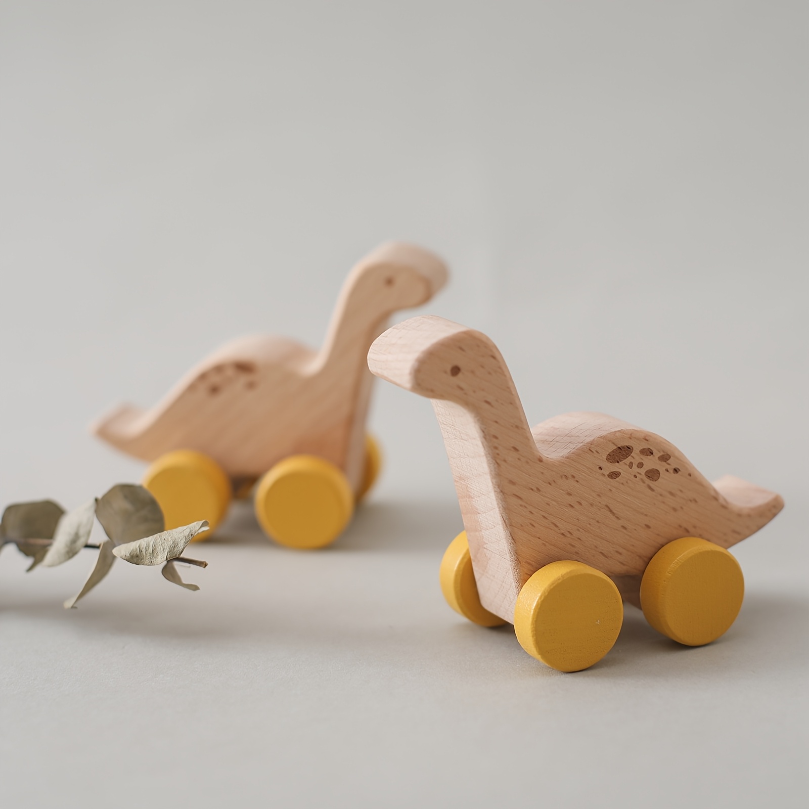 Wooden Dinosaur Sorting Car Toy for Baby Development